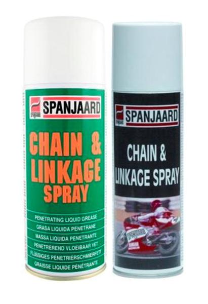 Spanjaard CHAIN AND LINKAGE SPRAY链条及连杆喷剂渗透能力强，润滑能力像油脂。