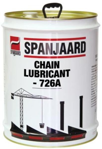 Spanjaard CHAIN LUBRICANT 726A合成链条油是一种非黑色耐高温油脂，耐高温达500度，适用于所有工业链条。