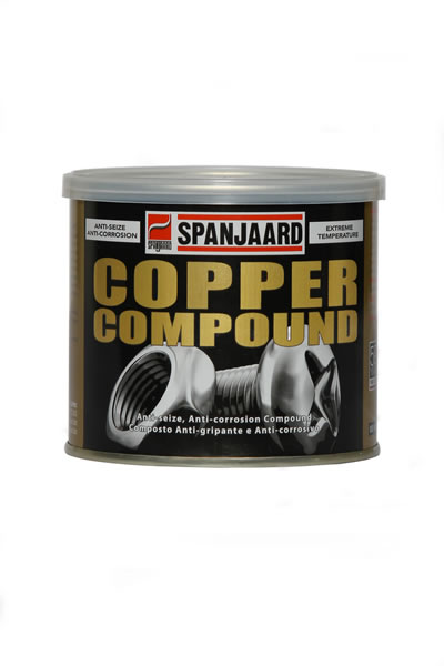 Spanjaard COPPER COMPOUND铜脂（防锁死）防止螺栓等锁死，工作于1000摄氏度和腐蚀环境，减少刹车盘噪音。