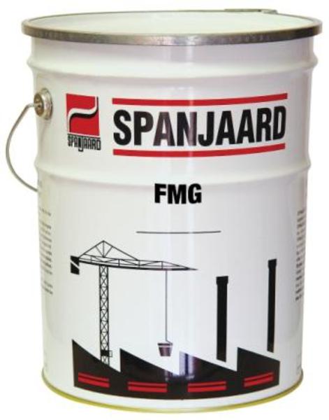 Spanjaard FMG (FOOD MACHINERY GREASE)食品级工业润滑脂白色，用于无须严格执行NSF规定的时候偶然接触食品无害，用于中速的轴承和套筒，对水冲洗和蒸汽有抗力。