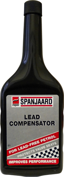 Spanjaard LEAD COMPENSATOR铝补充剂气阀保护添加剂，用于老旧引擎使用低铅或无铅汽油的，也可以清洗汽油喷油嘴和燃油系统，防止气门嘴磨损。