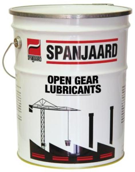 Spanjaard OPEN GEAR LUBRICANT开放式齿轮润滑剂为高质量开放式齿轮润滑油，适用很小的分量即可达到普通润滑油的效果，无需加热或添加溶剂。