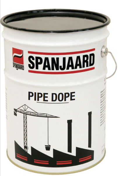 Spanjaard PIPE DOPE (2 GRADES: ZINC 60 & GOLD)钻油管油脂用于高温和高压环境下的油管，套管和线程复合套管的油脂，耐高温，低摩擦，防腐蚀的功效。