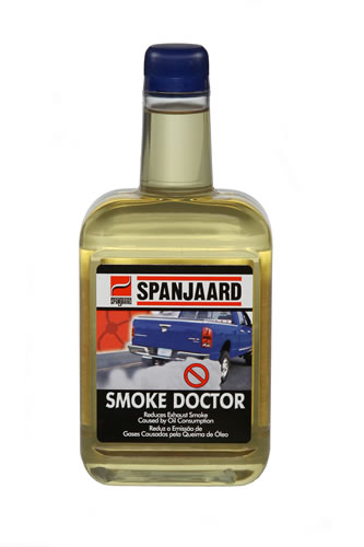Spanjaard SMOKE DOCTOR除黑烟博士可防止机件的摩擦，高温是增加润滑油的粘度，减少机油垢，改善润滑性能，提高发动机压缩烟雾。