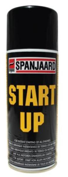 Spanjaard START UP发动机助动剂用于快速启动各种汽油和柴油打动就，内涵高度压缩碳氢化合物，能在寒冷和潮湿条件下快速点燃启动困难的发动机。