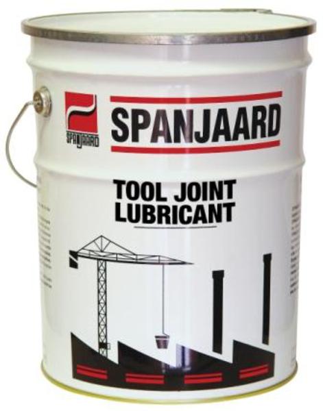 Spanjaard TOOL JOINT LUBRICANT钻杆接头润滑剂特别适用于小口径到螺纹接头的润滑，能有效的密封接头，防止咬死。