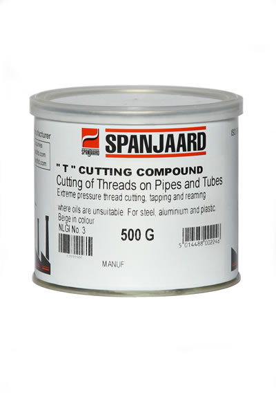 Spanjaard T CUTTING COMPOUND复合切削液用于金属窃笑加工过程中如钻孔，绞孔，攻丝等，适用于不锈钢和铝材。