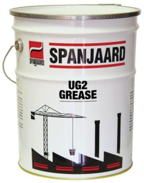 Spanjaard UG2 GREASE油脂是高品质，高温度，高性能，防水多用途的油脂。可用于高温下塑料挤压设备的润滑。