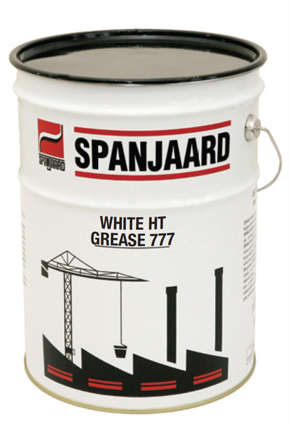 Spanjaard WHITE HT GREASE 777白色HT油脂适用于食物和罐装设备，用于关键部位的长期防锈。