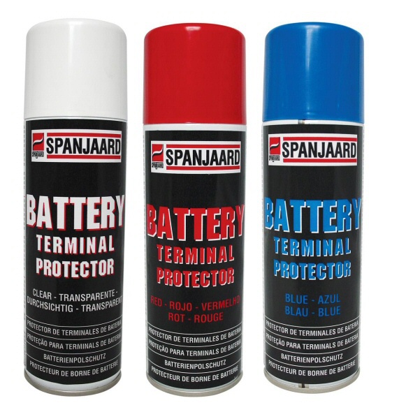 Spanjaard BATTERY TERMINAL PROTECTOR电池接点保护剂，保护电池接点和金属表面，防止腐蚀。